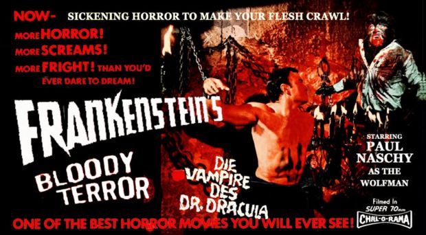 Naschy’s Frankenstein’s Bloody Terror in 3D!!!