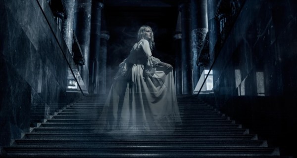 ghost on stairs